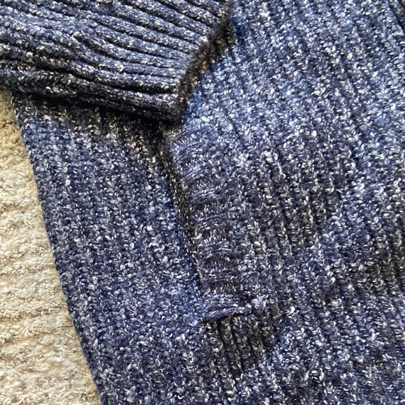 NWT Men's Navy Blue Shawl Collar Sweater- XL - Picture 3 of 6